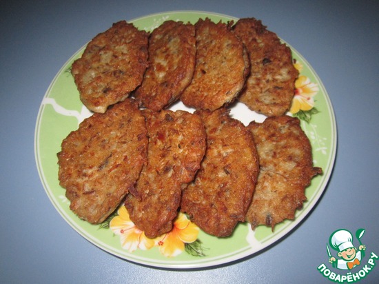 Рыбные оладьи "одно мгновение"