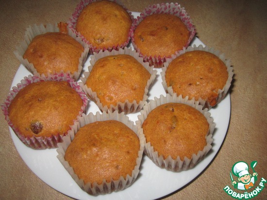 Кексы медовые постные