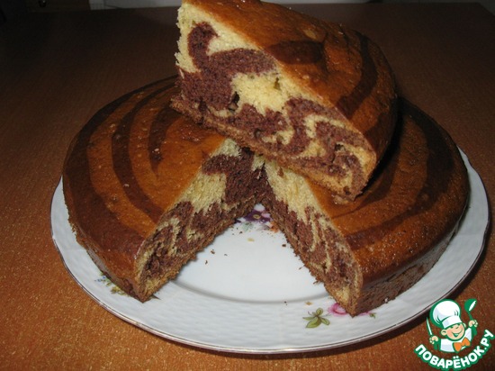 Кекс "Зебра из ничего"