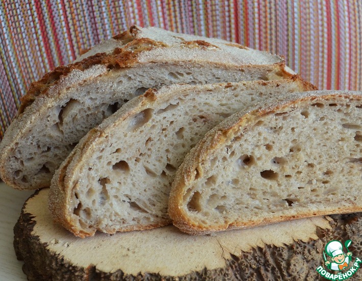 Рецепт: Хлеб гречнево-пшеничный