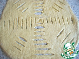 Вязаный пирог с яблоками и щавелем – кулинарный рецепт