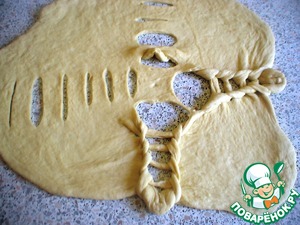 Вязаный пирог с яблоками и щавелем – кулинарный рецепт