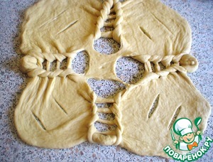 Вязаный пирог с яблоками и щавелем – кулинарный рецепт