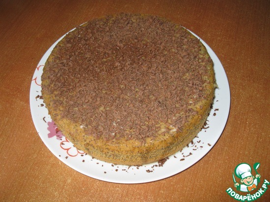 Пирог "Три молока" с маком