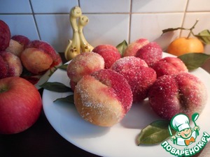 Пошаговый рецепт пирожного Персик с фото