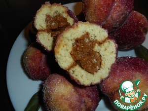 Пошаговый рецепт пирожного Персик с фото