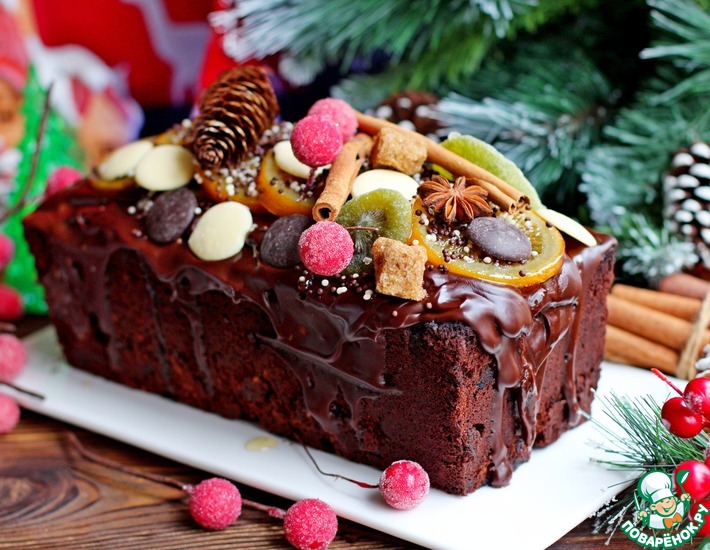 Рождественский пряный шоколадный кекс: рецепт с фото и пошаговая инструкция