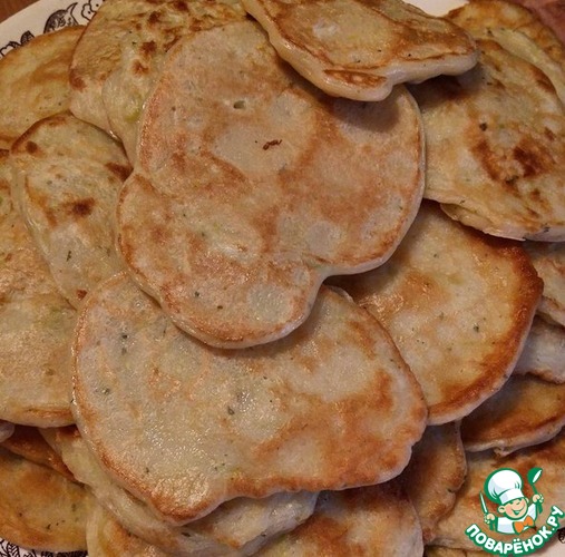 Кабачковые оладьи