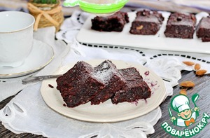 Шоко диетические брауни из фасоли