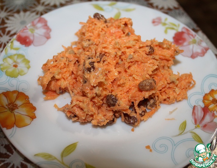 Рецепт: Салат Вкусная морковка