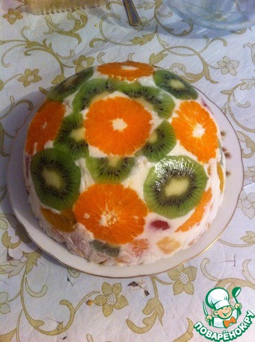 торт фруктовая горка