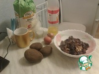 Вареники с картофелем и грибами ингредиенты