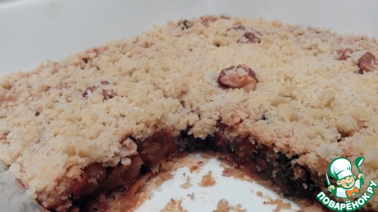 Постный морковный пирог