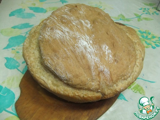 хлеб без замеса "прроще не бывает"