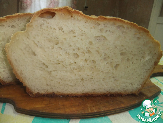 хлеб без замеса "прроще не бывает"