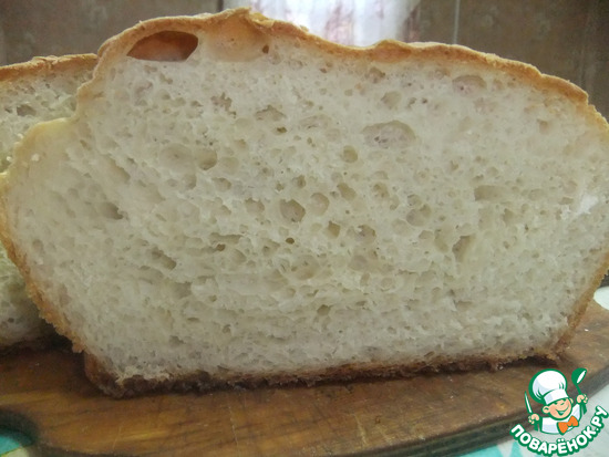 хлеб без замеса "прроще не бывает"