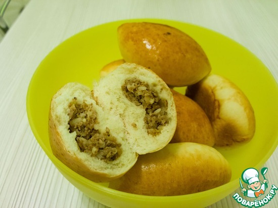 Пирожки пуховые