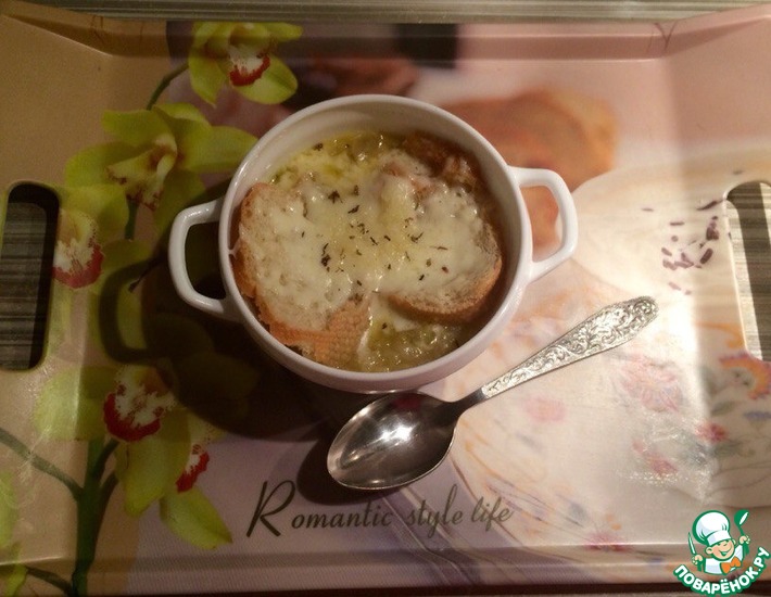 Рецепт: Французский луковый суп