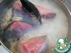 Салат из легкого говяжьего