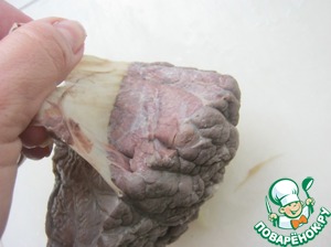 Салат из легкого говяжьего