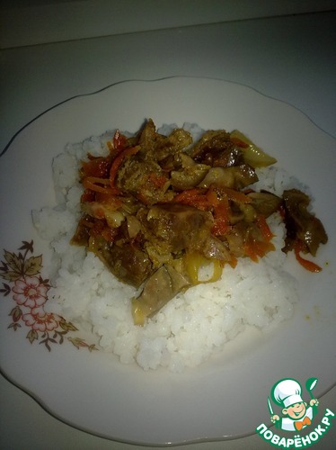 желудки куриные по-корейски