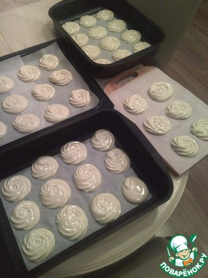 Яблочно-банановый зефир "Ёлочки" рецепт с фото