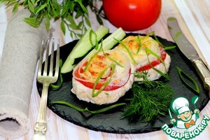 Рецепт котлет под шубой запеченные помидоры с фаршем в духовке с фото и пошаговым описанием приготовления блюда