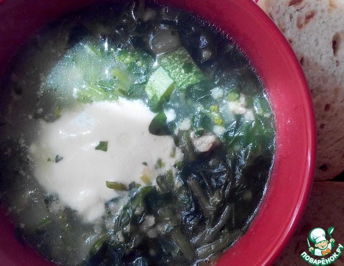 Рецепт: Суп Зелененький