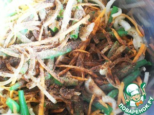Салат стручковая фасоль по корейски с морковью и уксусом рецепт с фото пошагово - 1000.menu