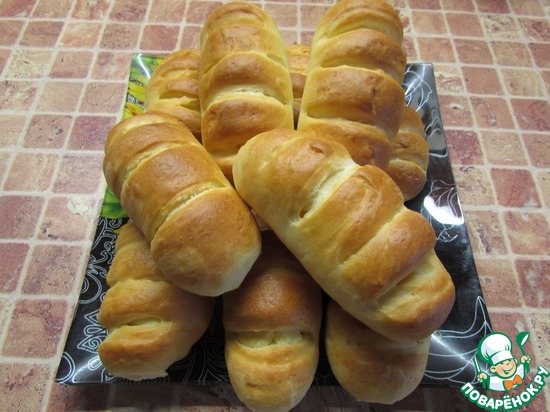 Закусочные булочки с плавленным сыром по рецепту Tatanj https://www.povarenok.ru/recipes/show/106513/