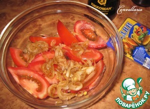 Салат с мидиями и помидорами: 9 пошаговых фото в рецепте