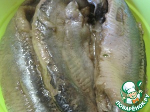 Освежающая закуска с сельдью Чай черный Освежающая закуска с сельдью Чай черный