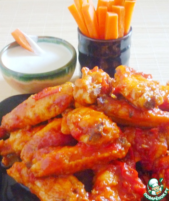 Пикантные куриные крылышки "Баффало"