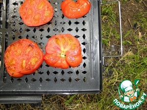 Салат из жареных помидоров - пошаговый рецепт с фото на Повар.ру