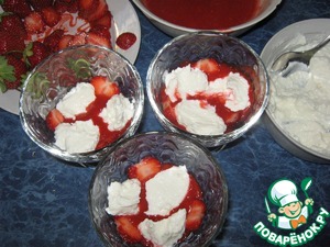 Десерт из клубники и творога - 7 пошаговых фото в рецепте