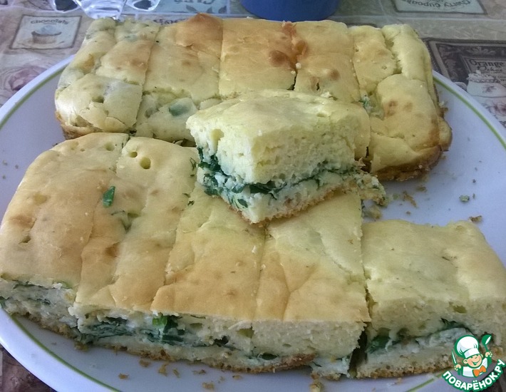 Рецепт: Пирог с зеленью
