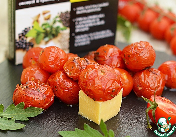Рецепт: Карамелизированные помидоры черри