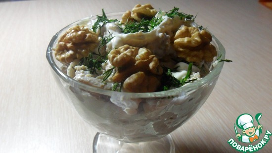 Кальмары под ореховой вуалью по рецепту Jyuliya