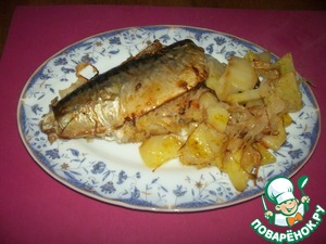 Рыба на квашеной капусте, пошаговый рецепт на 1589 ккал, фото, ингредиенты - Галина