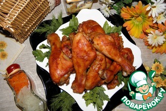Рецепт: Куриные крылья Домашний пикник