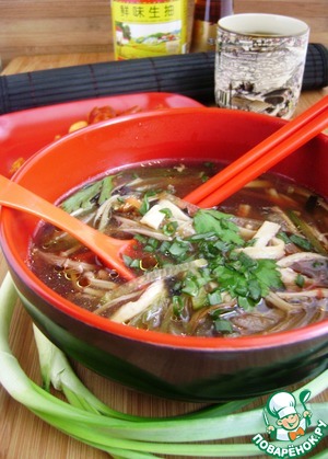 Суп с морской капустой: рецепт с водорослями нори, ламинарией и тофу