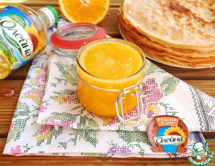 Апельсиновый соус с горчицей и кунжутом
