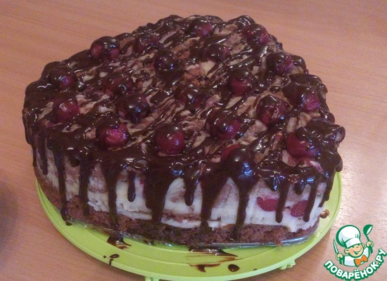 Торт"Вишневый поцелуй"