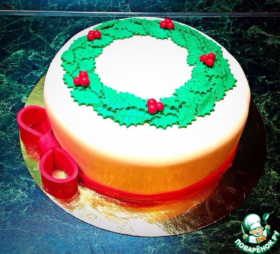 Новогодний торт