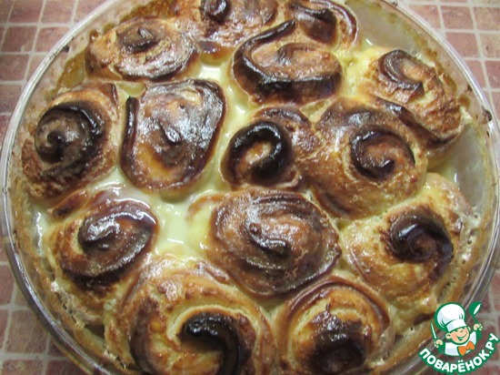 Булочки с творогом в сливочной заливке по рецепту АУРИЧКА https://www.povarenok.ru/recipes/show/119594/