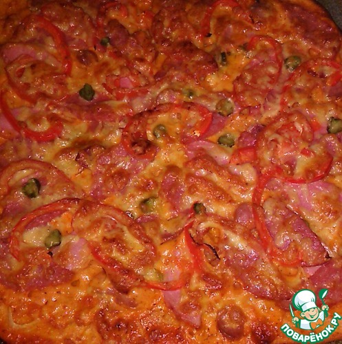 И снова красавица пицца....