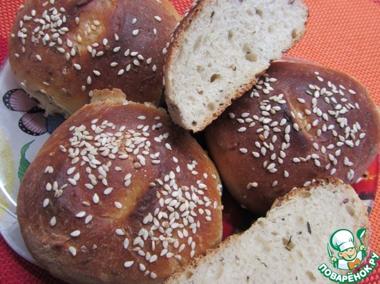 Булочки дрожжевые на сыворотке "Чесночные" по рецепту Violl https://www.povarenok.ru/recipes/show/121112/