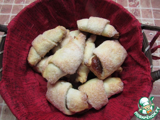 Постные рогалики с тыквой по рецепту tanya62 https://www.povarenok.ru/recipes/show/41509/