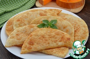 Чебуреки с тыквой – кулинарный рецепт