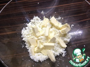 Творожное ПП печенье из рисовой муки без сахара на пергаменте – рецепт с фото